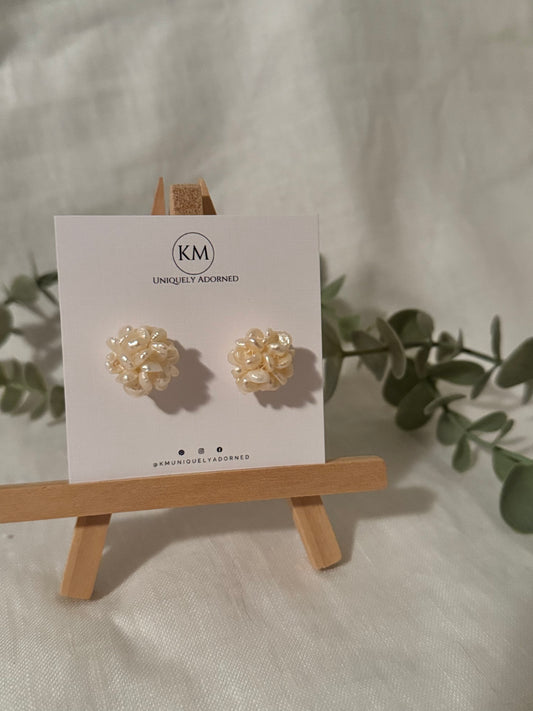 Pearl Cluster Studs