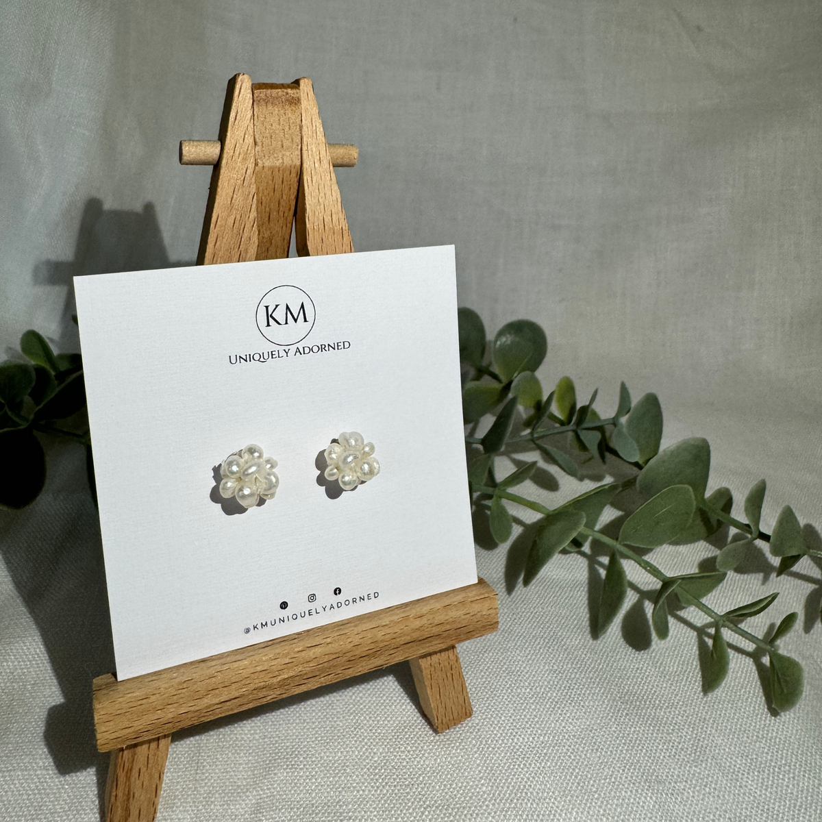 Pearl Cluster Studs