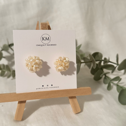 Pearl Cluster Studs