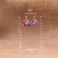 Calina Dangle - Polymer Clay earrings & Studs | Genuine leather natural pearl jewelry - km-uniquely-adorned