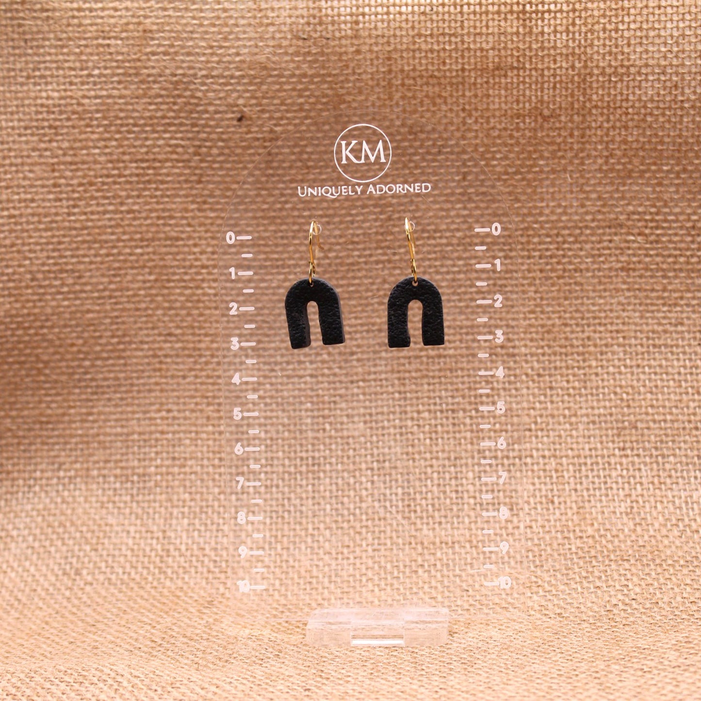 Fia Dangle - Polymer Clay earrings & Studs | Genuine leather natural pearl jewelry - km-uniquely-adorned