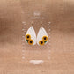 Hazel Dangle - Polymer Clay earrings & Studs | Genuine leather natural pearl jewelry - km-uniquely-adorned