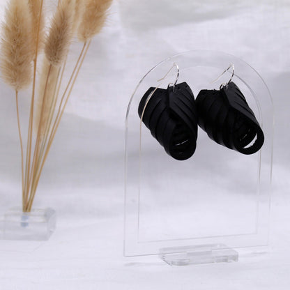 Genuine Leather Twist Dangle