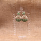 Milia Dangle - Polymer Clay earrings & Studs | Genuine leather natural pearl jewelry - km-uniquely-adorned